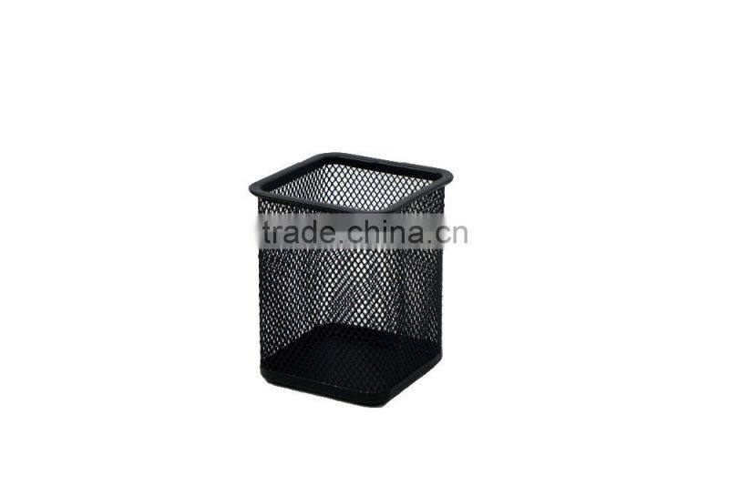 Best-selling Silver Eco-friendly Metal Mesh Table Pen Pencil Holder
