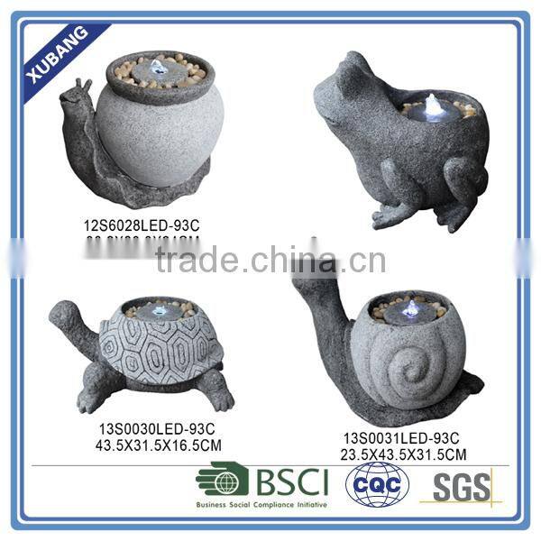 Polyresin outdoor garden waterfall fountains new for sale