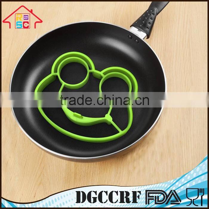 NBRSC Kitchen Cooking Tool Silicone Cute Frog Shape Fried Pancake Eggs Mold