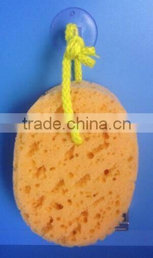 Natural seaweed bath sponge/ Algae bath sponge with a suction cup