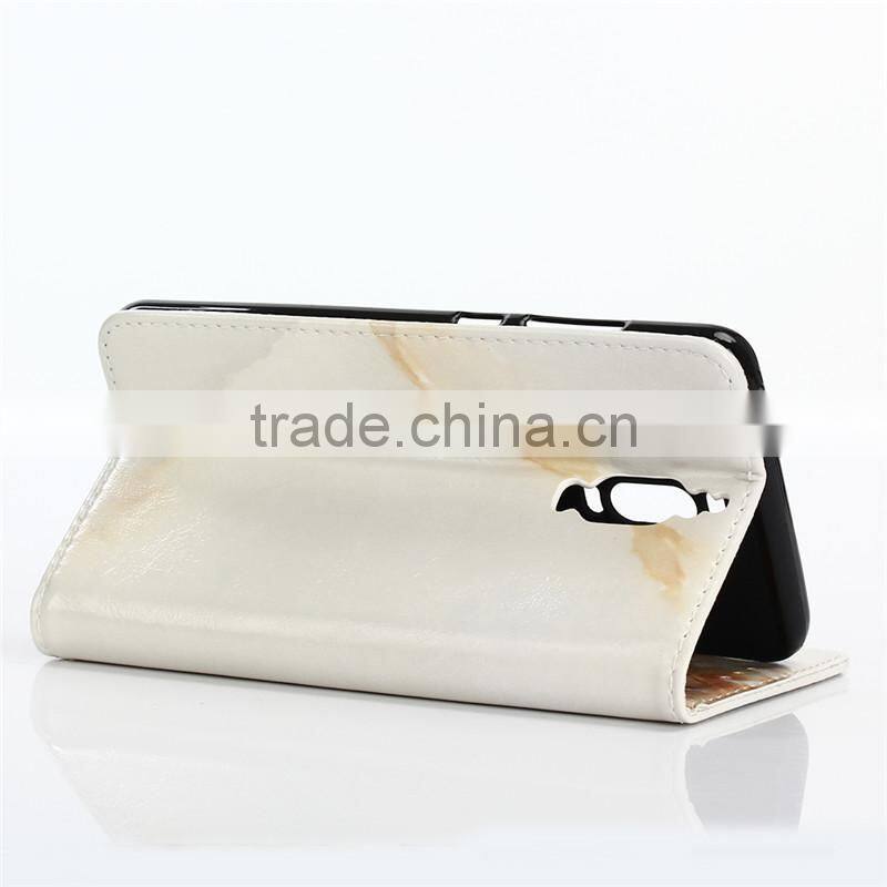 Noble design high quality marble PU card bumper/pocket cell phone case for Huawei