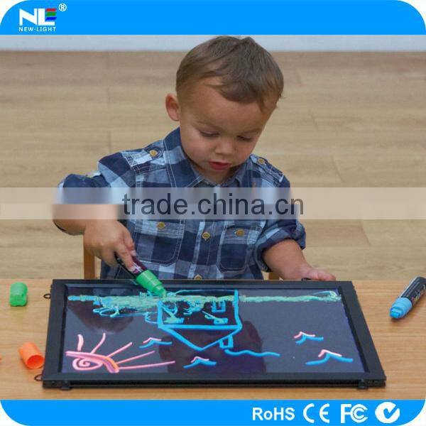 Colorful and smooth nib fluorescent marker pen / erasable marker pen for LED writing board