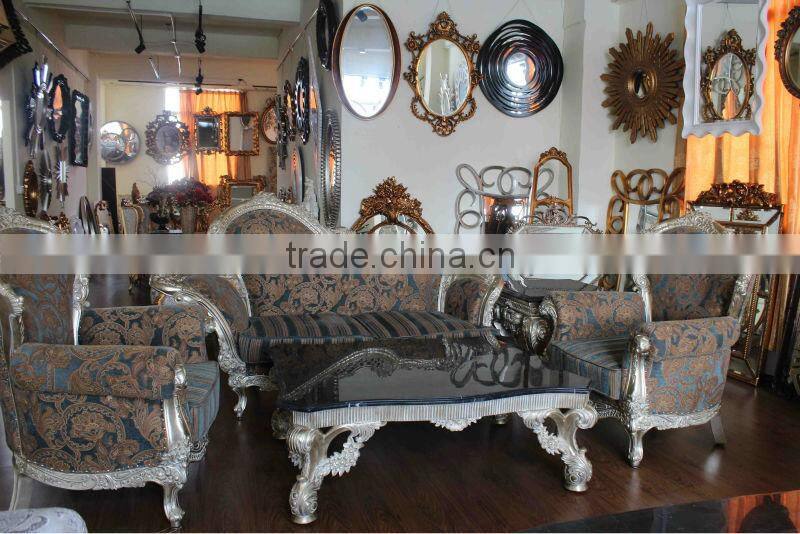 Baroque style antique rectangle coffee table