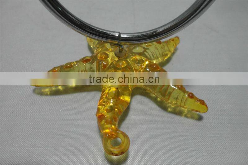China Wholesale Acrylic Clear starfish Napkin Ring Wedding decor