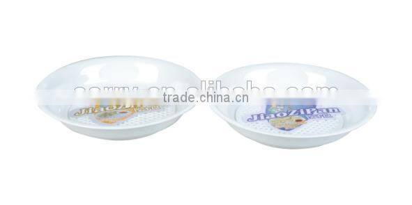 plastic dumpling dish/fruit dish/Fries plate with sauce dish plate