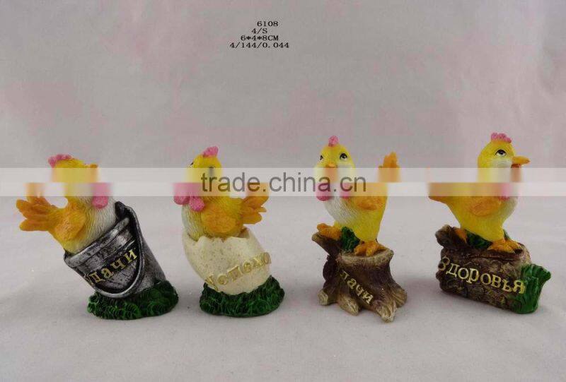 2017 new year resin zodiac chicken for sale
