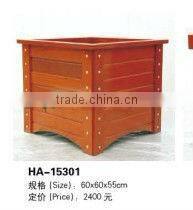 (HA-15301) WOOD FLOWER POT ,LARGE WOOD FLOWER POT ,CHEAP LARGE WOOD FLOWER POT