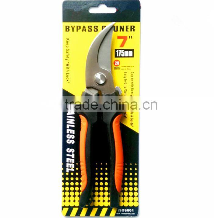 High quality garden steel pruning scissor