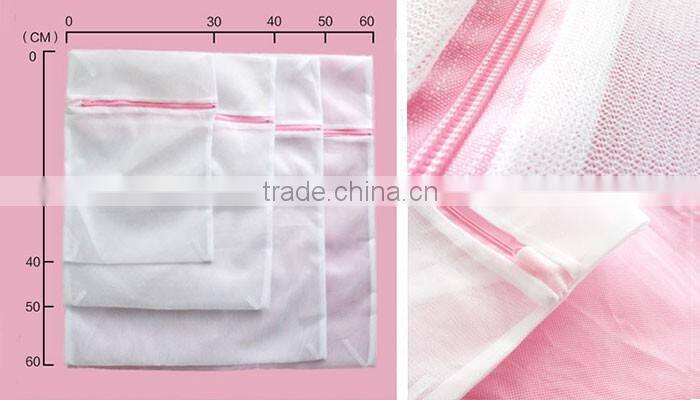 Premium laundry washing bags with zipper for folding wash mesh bag