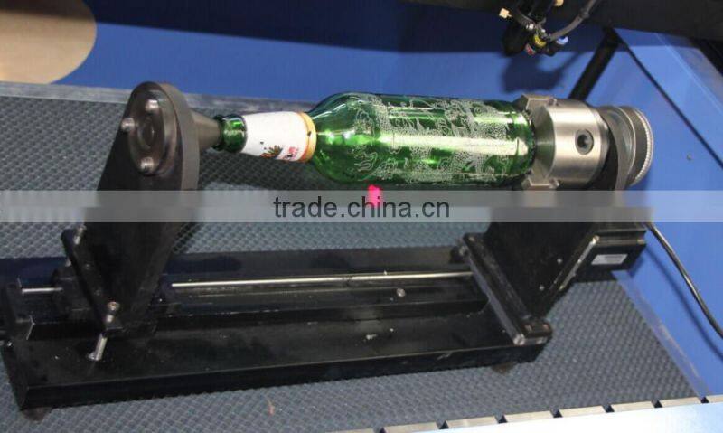 3-draw rotary fixture 3-jaw rotary attachment 2 or 3 phase 3" scroll chuck type 22" track for cylindrical of CO2 laser cutter