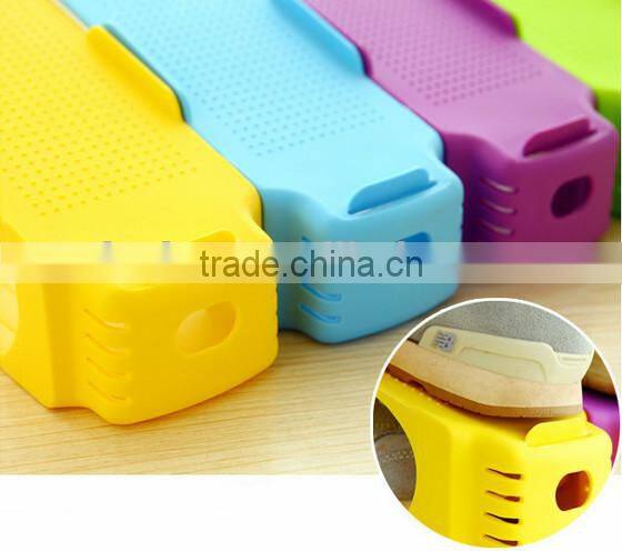 Wholesale One-piece Plastic Shoe Stand , Shoe Rack