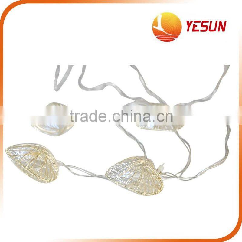 8PC LED Metal Heart String Light,Iron String Lights, LED String Lights