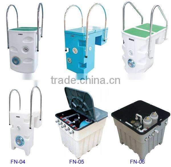 Swimming pool equipment for big size, middle size and small size skimmer pool