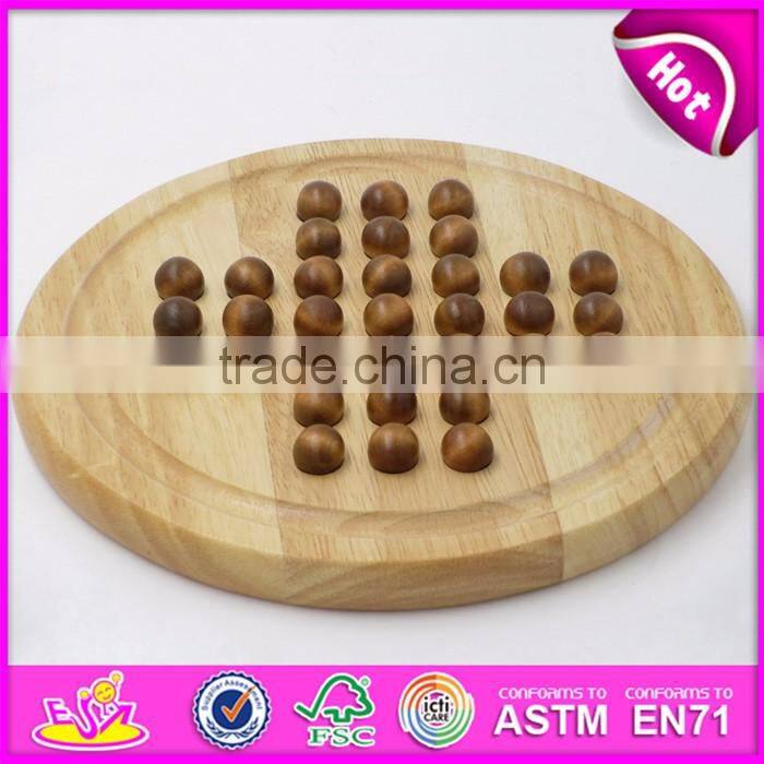 2017 Intelligent wooden board chess,most popular wooden chess borad,brain training wooden board chess W11A051