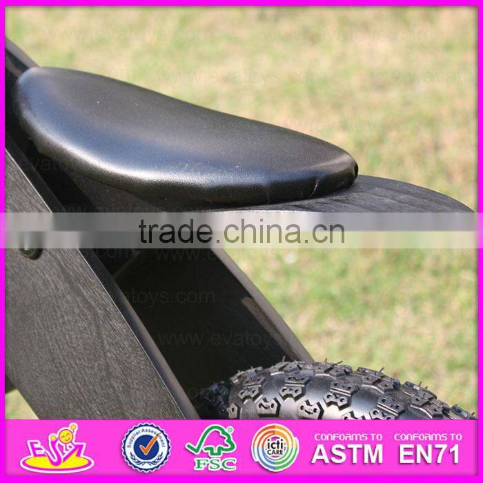 2015 Black color bicycle toy for christmas gift,Wooden toy bicycle toy for promotion,Wooden bicycle toy for exhibition W16C051