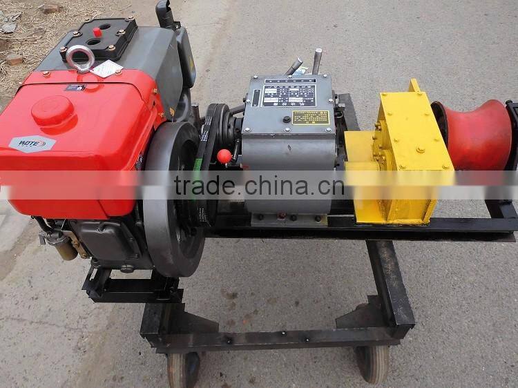 Cable winch with Roller, removable cable winding winch YT-5R