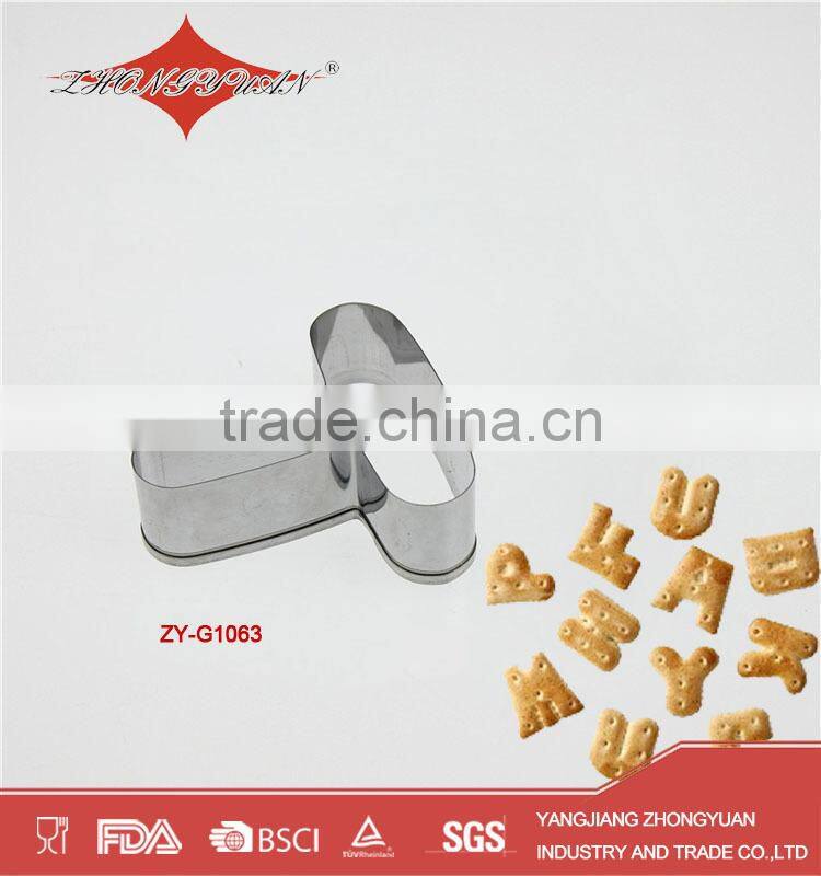 High quality flower shape stainless steel cookie cutter