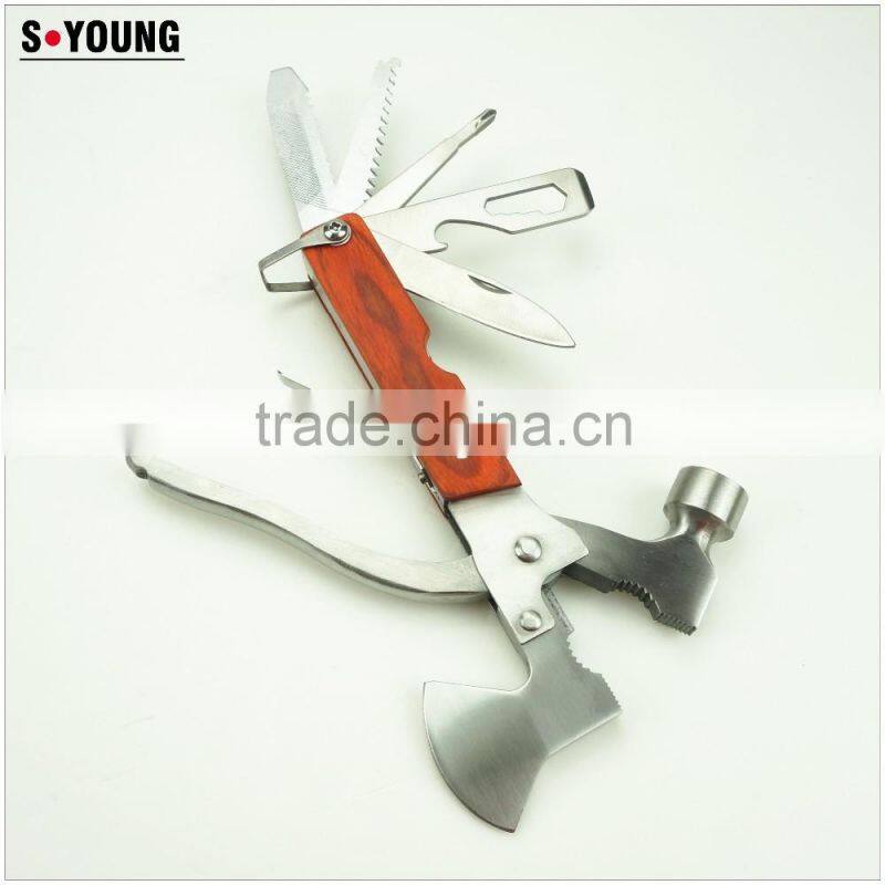 91019 16-in-1 Multi-Function Metal Stamping Hatchet Hammer