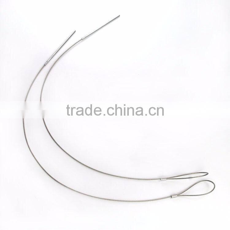 2pcs flexible high quatity stainless steel bbq skewers set