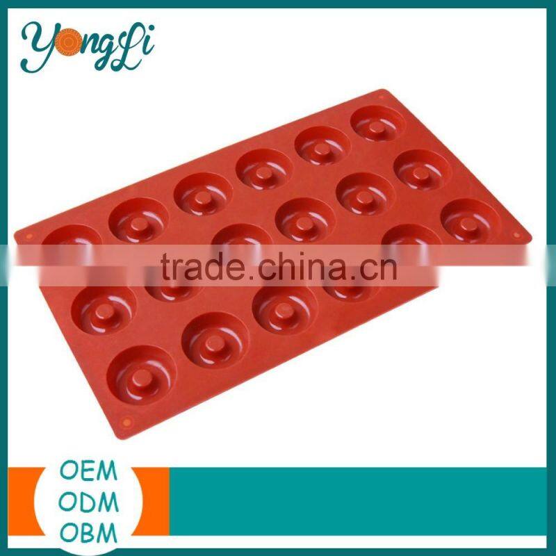 Non - Stick Mini Donut Dishwasher Safe Silicone Decorative Mold