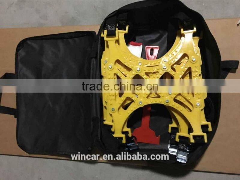 Titanium Alloy Truck Snow Chain Yellow TPU Material