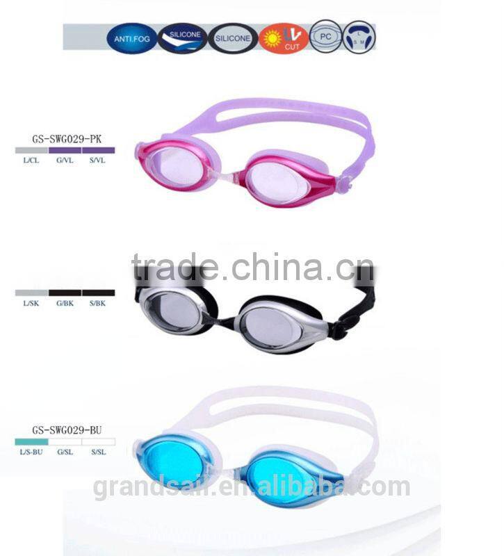 China factory Silicone Swimming Goggles for Adult