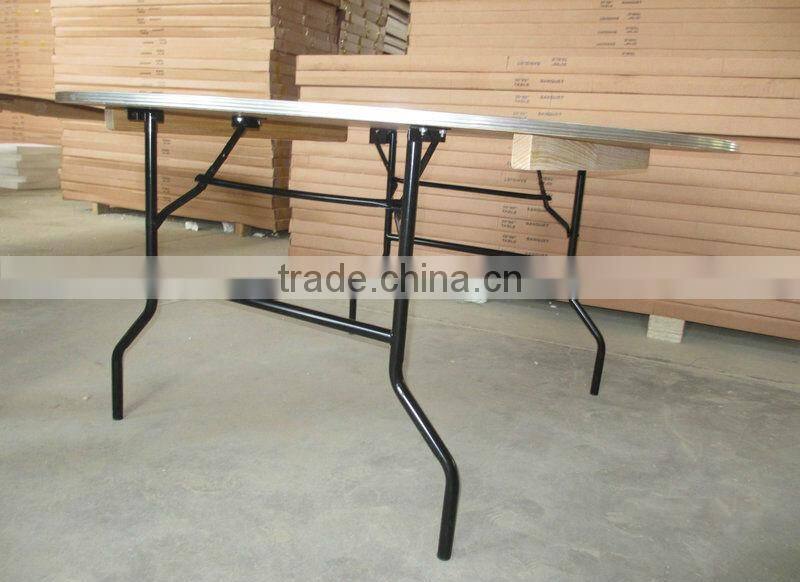 hot sell and best quality wooden banquet folding table export