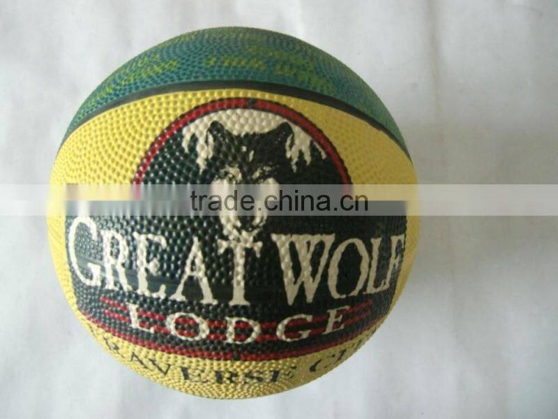 Colorful Rubber Basketball