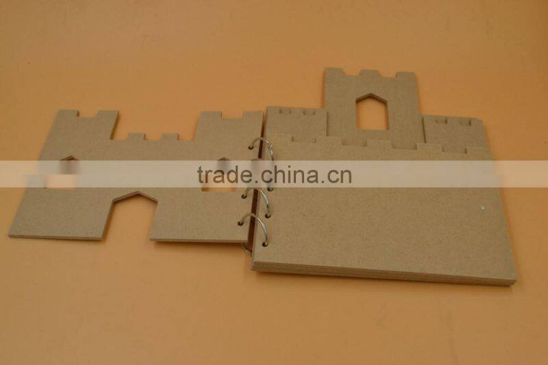 2015 MDF craft,DIY wood crafts sticker by child