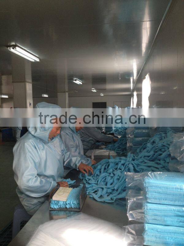 medical supplies nonwoven stitched mon cap on promotion