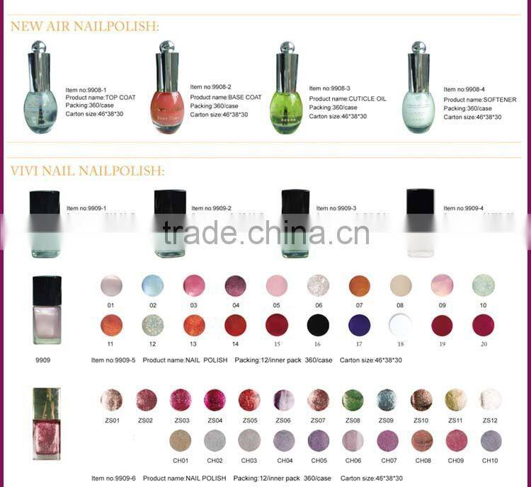 Newair colorful charming Peel Off nail polish for private label