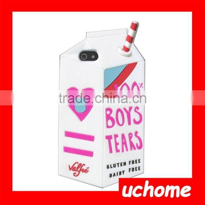 UCHOME New Trendy Fashion Custom Cute Silicone Decorate Cell Phone Case