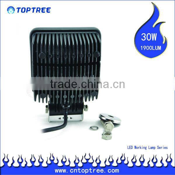 Waterproof 30W LED Work Lights 4WD Tunig Accessoties For Cars Outdoor