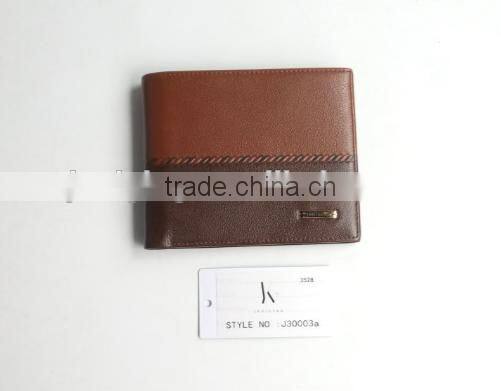 Genuine cow leather wallet gift set J30003a
