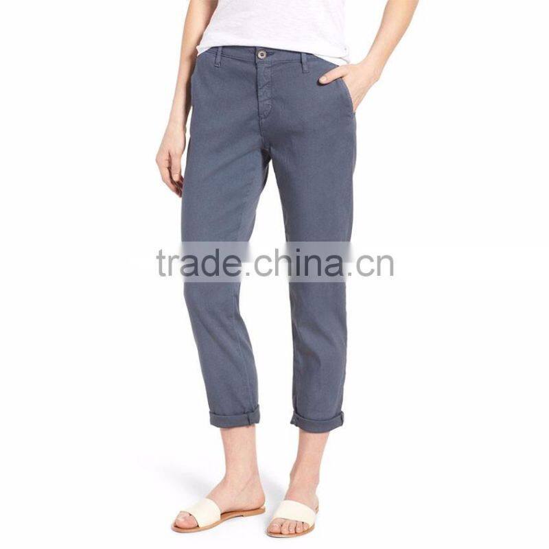 Vintage Fit High Waist Crop Jeans