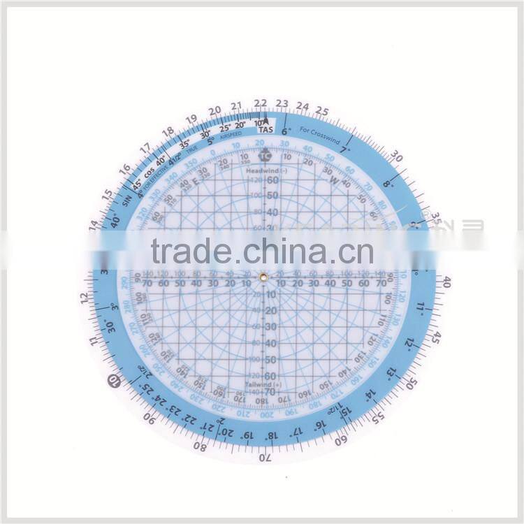 Kearing brand manufacture transparent flight square ruler/student pilot transparent flight square ruler for pilot training#KPP-8