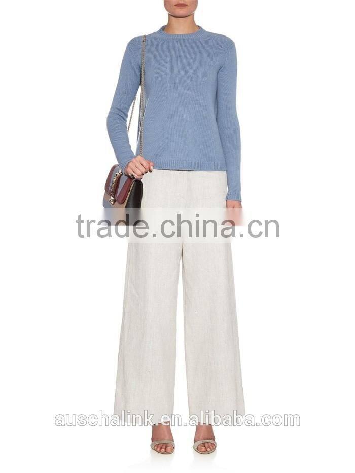 OEM service best selling crew neck women 100% cashmere sweater