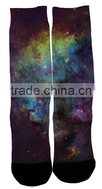 all over photo printing sublimation wholesale custom print socks