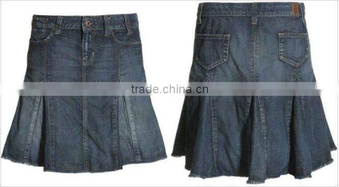 Women's 100% Cotton Pleated Skirt