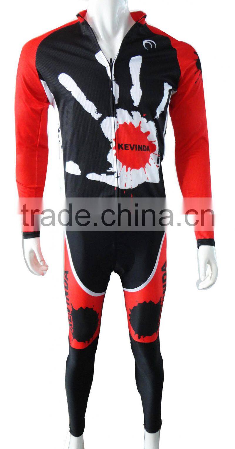 Sublimated Men's poylester cycling t-shirt kit