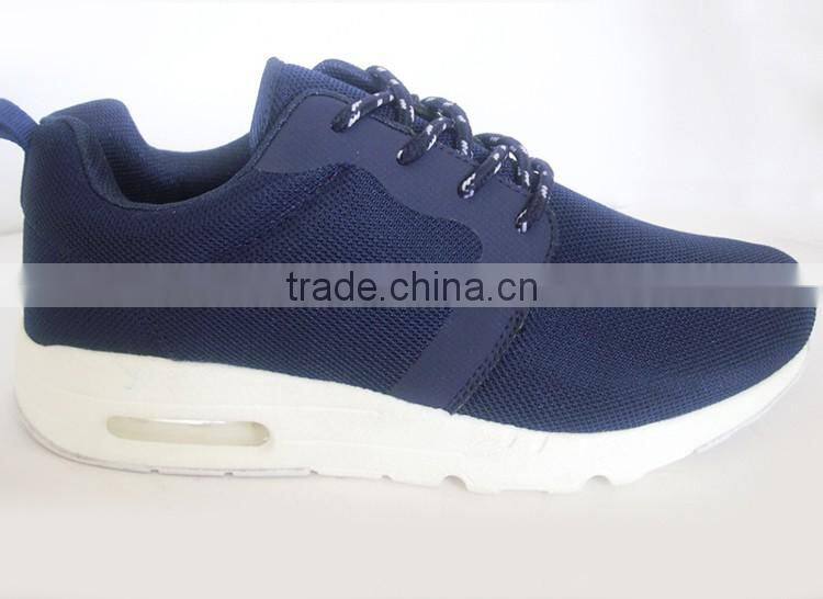 Various styles deep blue men air cushion sport shoes from China