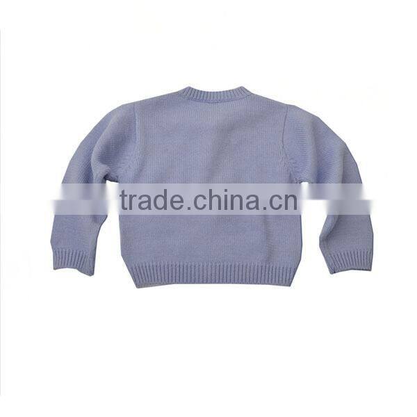 New design baby clothes factory hand knit baby sweater