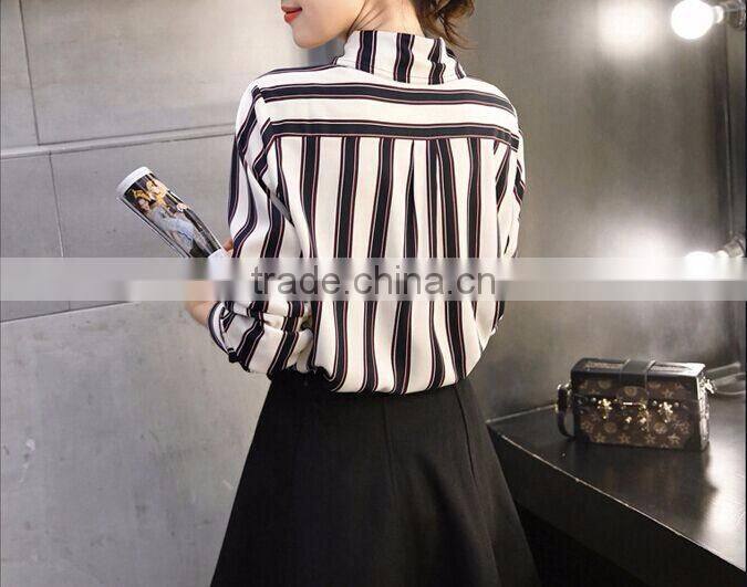 F20045B Long sleeve lady bodycon blouse