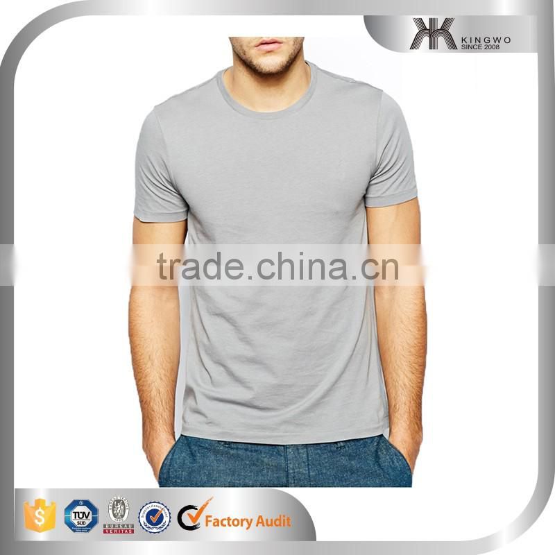 New arrival high quality 100% cotton blank casual men t shirt