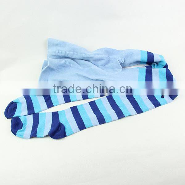 Fashion korea tights pantyhose with blue stripes