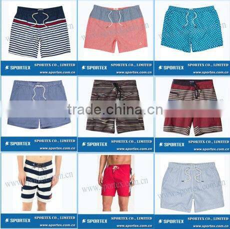 2016 OEM mens sports short / ourdoor beach short / Stripe beach short for men