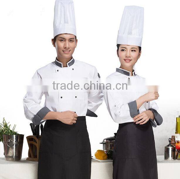 custom trendy restaurant mens work uniforms for work /bakery uniforms