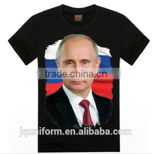 Exceptional quality human figure printed custom full print t shirt