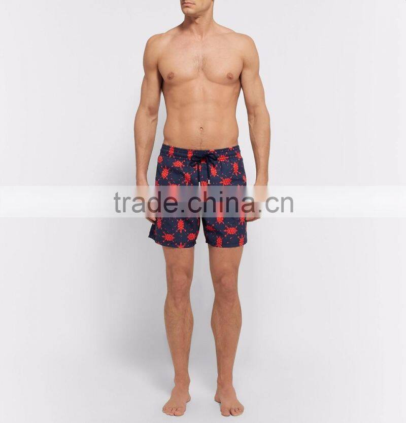 2017 summer 100% polyester swiming short mens sexy custom beachwear board shorts swimwear