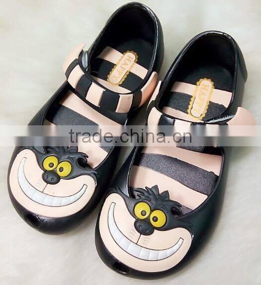 cute cartoon mini melissa plastic jelly shoes for kids